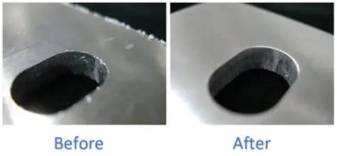 deburring sheet metal|chemical deburring.